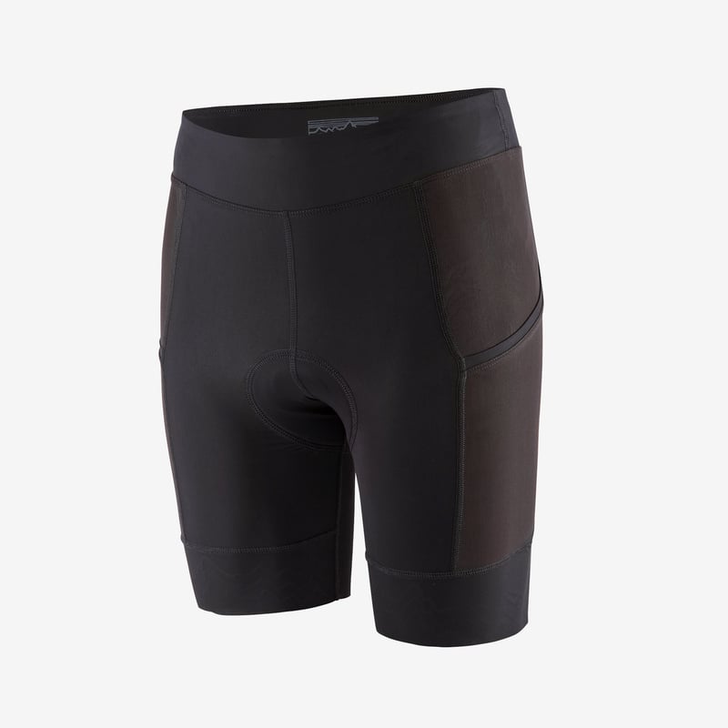 Patagonia Women's Dirt Roamer Bike Liner Shorts - 8" - Black