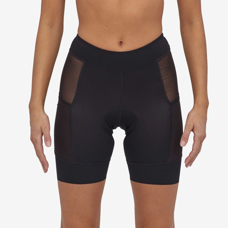 Patagonia Women's Dirt Roamer Bike Liner Shorts - 8" - Black