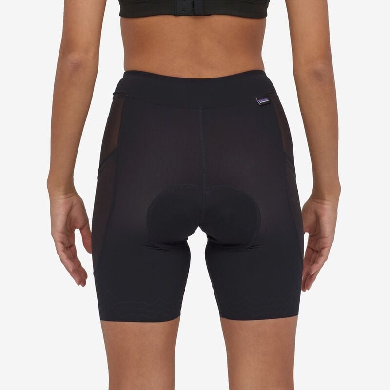 Patagonia Women's Dirt Roamer Bike Liner Shorts - 8" - Black