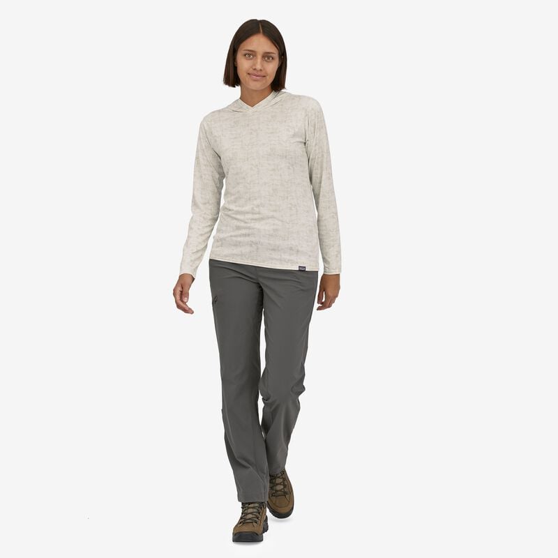 Patagonia Women's Capilene® Cool Daily Hoody - Fall Texture: Pumice