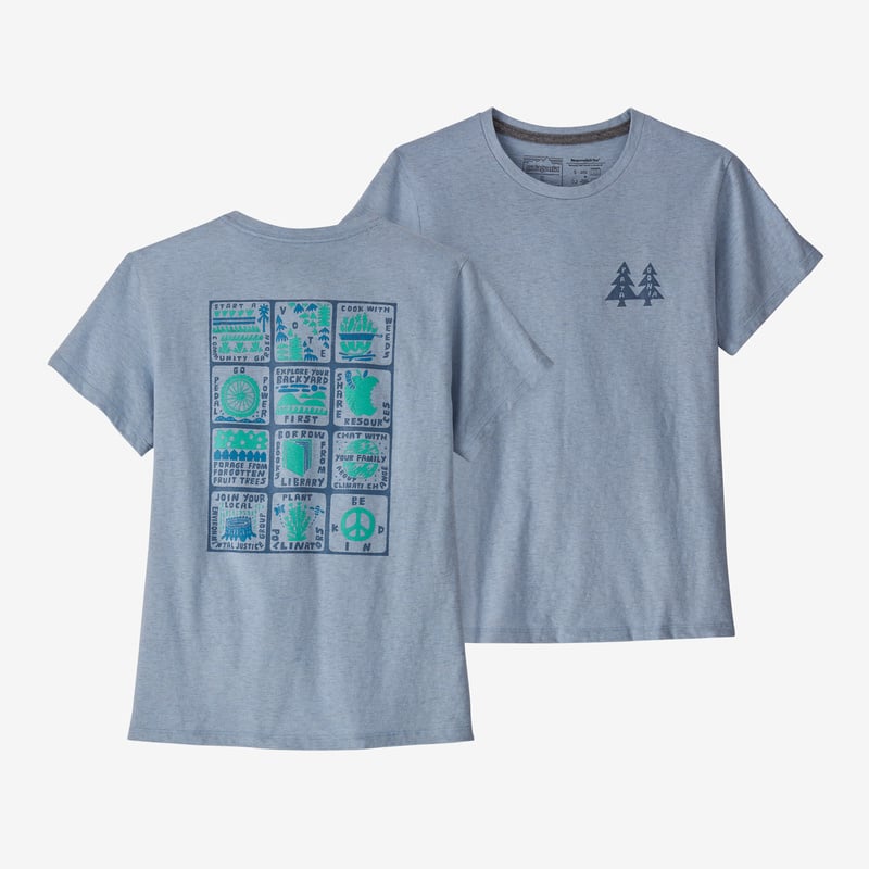 Patagonia Women's How to Change Responsibili-Tee® - Steam Blue