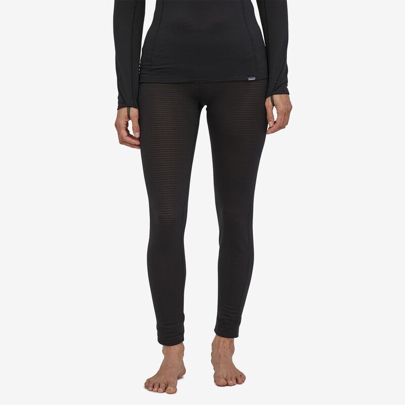 Patagonia Women's Capilene® Thermal Weight Bottoms - Black