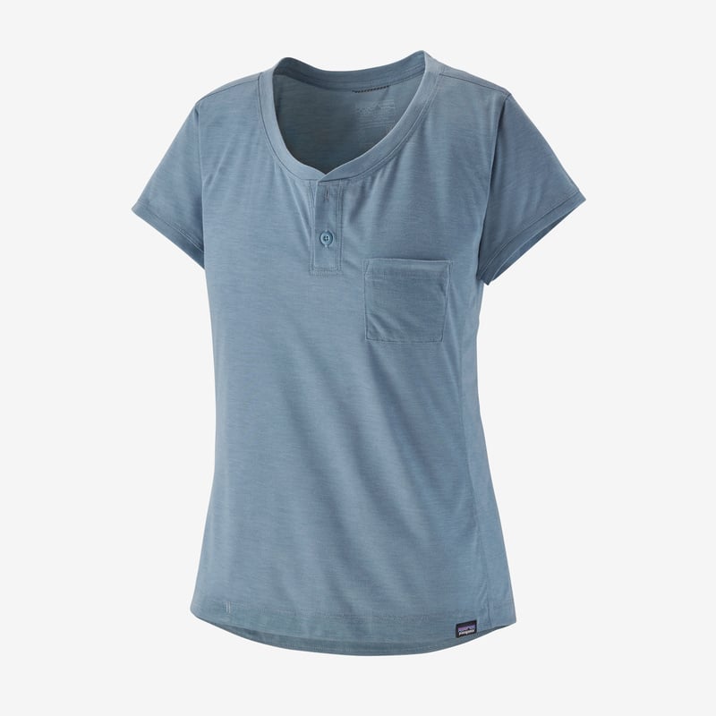 Patagonia Women's Capilene® Cool Trail Bike Henley - Light Plume Grey