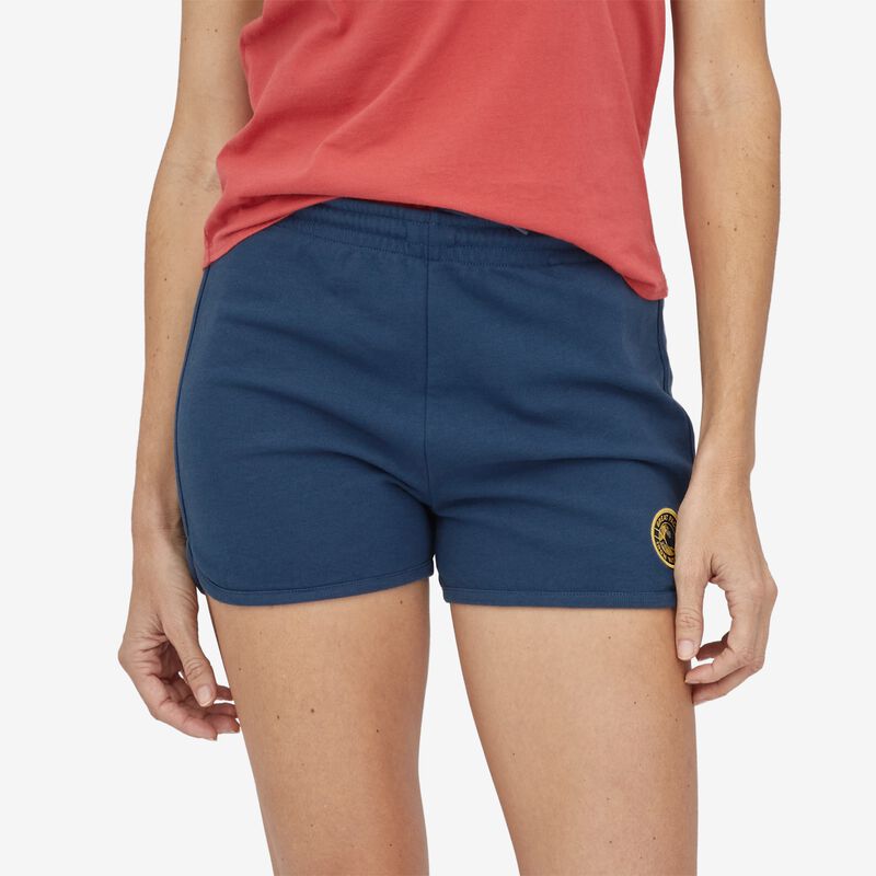 Patagonia Women's GPIW™ Crest Organic Sweatshorts - Stone Blue