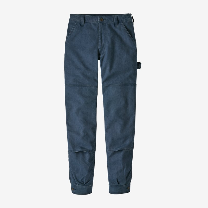 Patagonia Women's All Seasons Hemp Canvas Double Knee Pants - Regular - Stone Blue