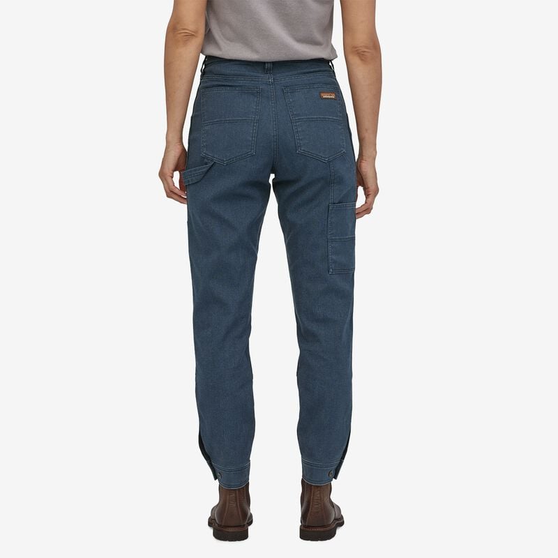 Patagonia Women's All Seasons Hemp Canvas Double Knee Pants - Regular - Stone Blue