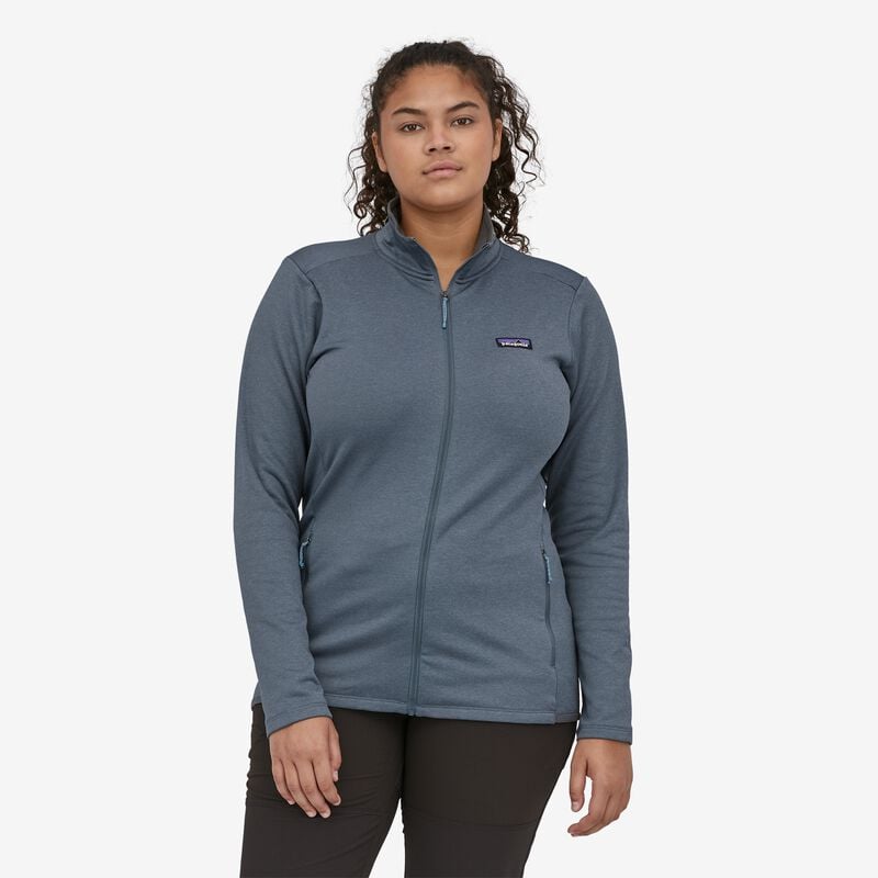 Patagonia Women's R1® Daily Jacket - Plume Grey - Light Plume Grey X-Dye