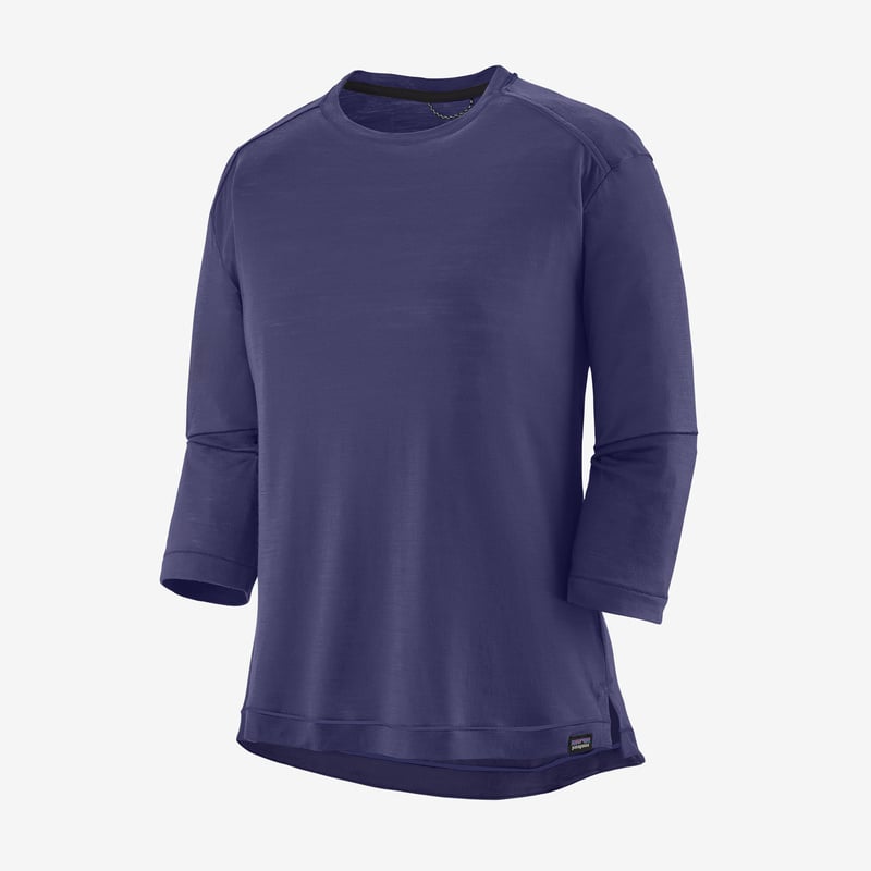 Patagonia Women's Merino 3/4-Sleeved Bike Jersey - Sound Blue