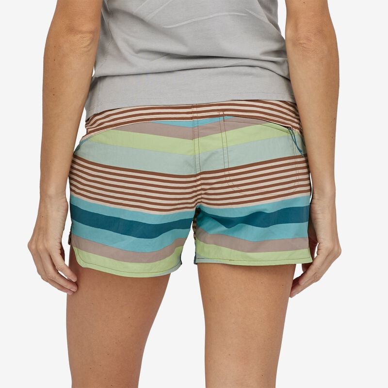 Patagonia Women's Wavefarer® Boardshorts - 5" - Fitz Stripe Small: Henna Brown