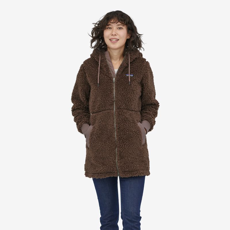 Patagonia Women's Dusty Mesa Fleece Parka - Cone Brown