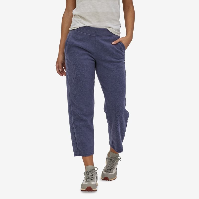 Patagonia Women's Shearling Fleece Crops - New Navy
