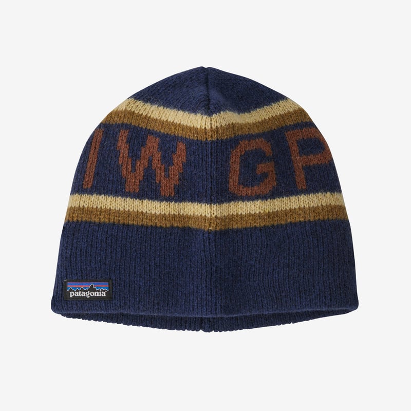 Patagonia Fun Hog Beanie - GPIW Knit: Stone Blue