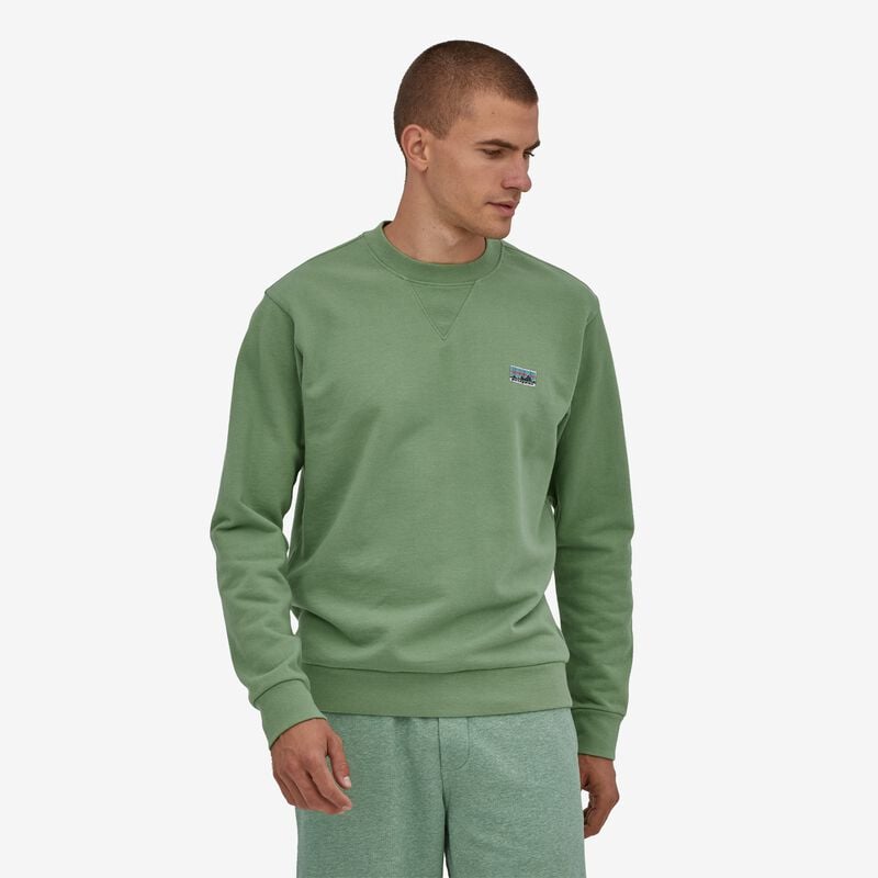 Patagonia Men's Regenerative Organic Certified™ Cotton Crewneck Sweatshirt - Sedge Green