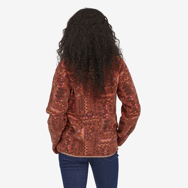 Patagonia Women's Lightweight Synchilla® Snap-T® Fleece Pullover - Wandering Woods: Sisu Brown