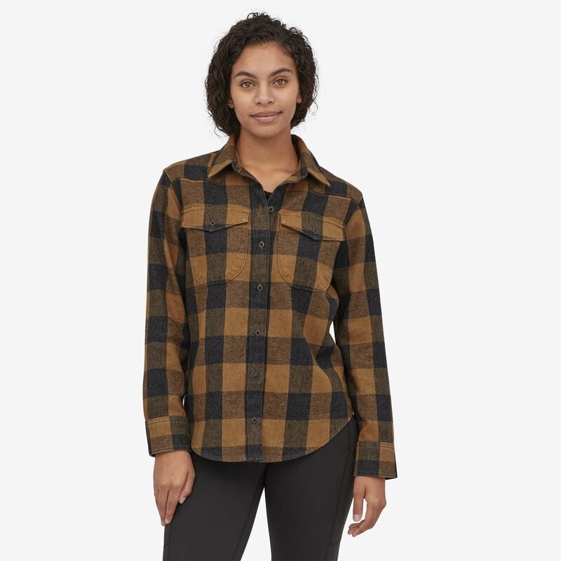 Patagonia Women's Farrier's Shirt - Great Plains: Mulch Brown