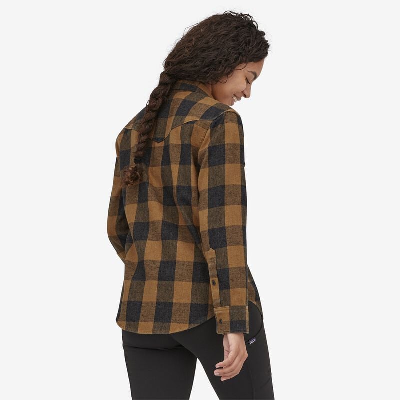 Patagonia Women's Farrier's Shirt - Great Plains: Mulch Brown