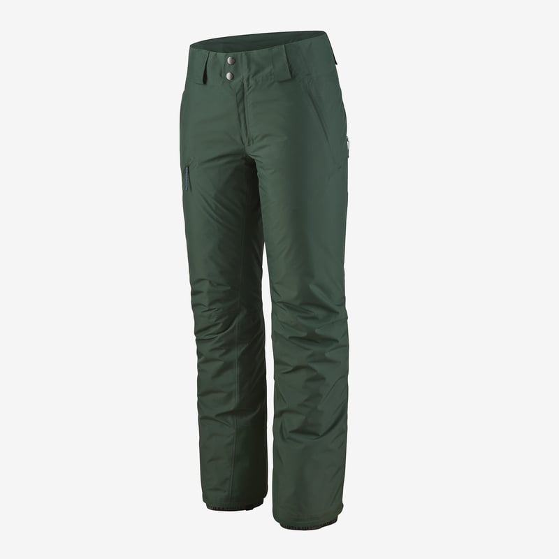 Patagonia Women's Insulated Powder Town Pants - Regular - Pinyon Green
