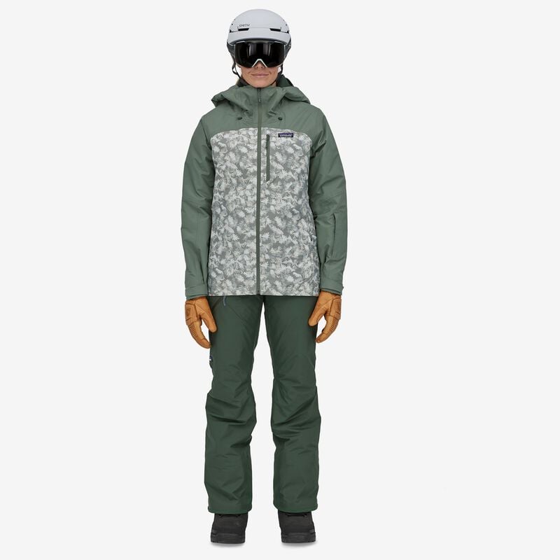 Patagonia Women's Insulated Powder Town Pants - Regular - Pinyon Green