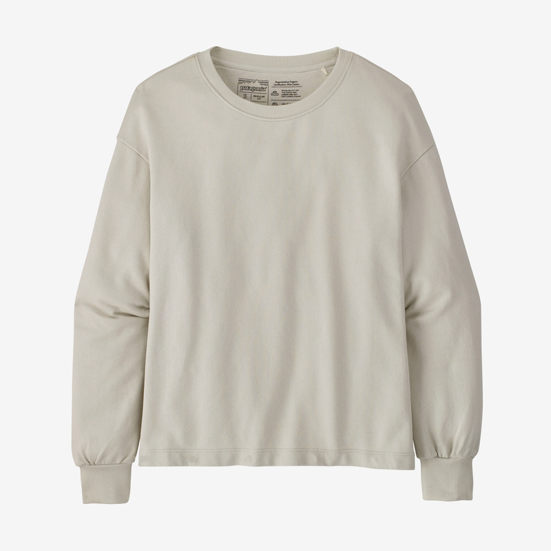 Patagonia Women's Regenerative Organic Certified™ Cotton Essential Pullover - Dyno White