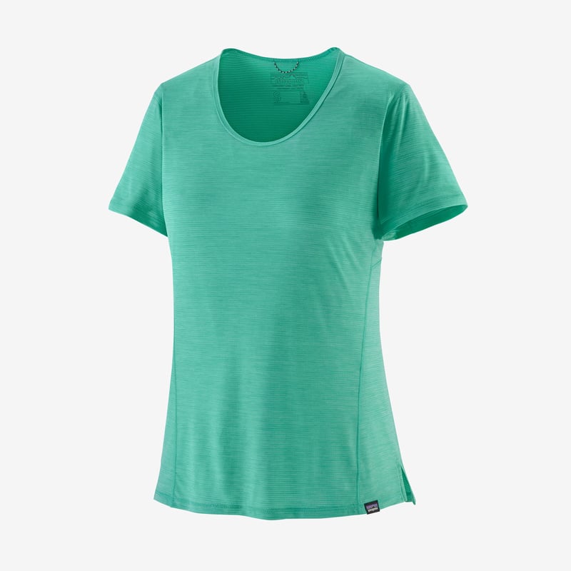 Patagonia Women's Capilene® Cool Lightweight Shirt - Fresh Teal - Light Fresh Teal X-Dye