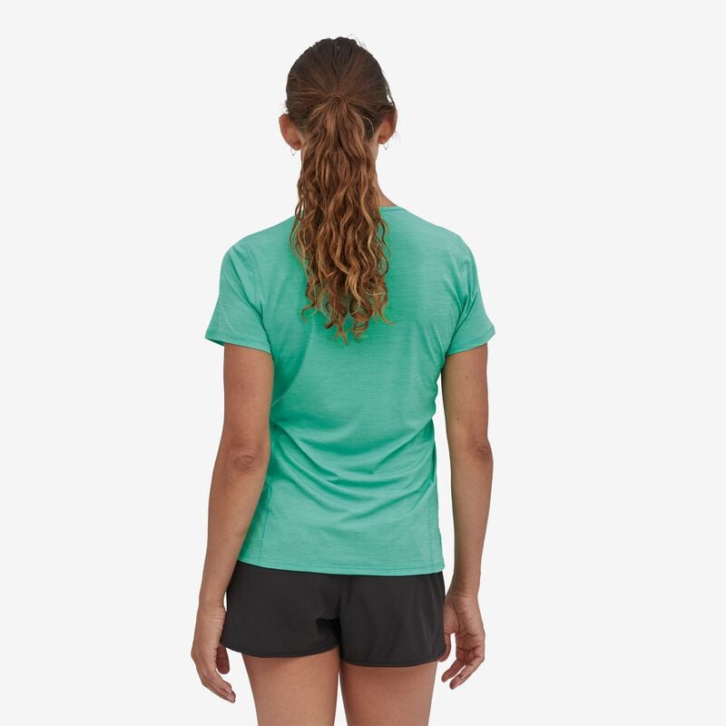 Patagonia Women's Capilene® Cool Lightweight Shirt - Fresh Teal - Light Fresh Teal X-Dye