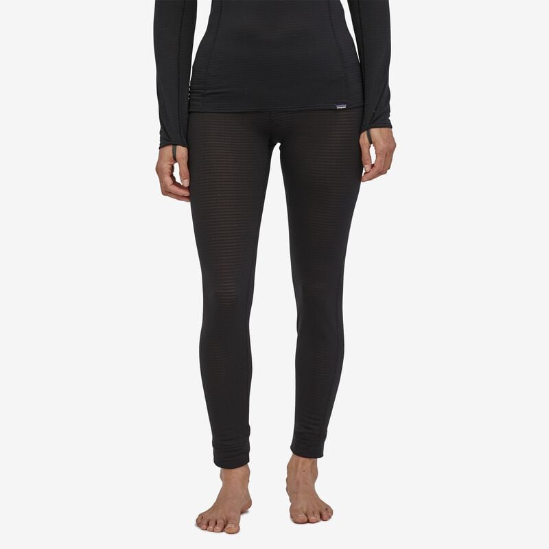 Patagonia Women's Capilene® Thermal Weight Bottoms - Black
