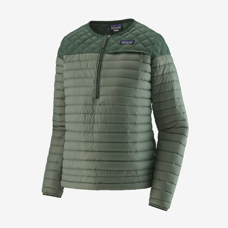 Patagonia Women's AlpLight Down Pullover - Hemlock Green