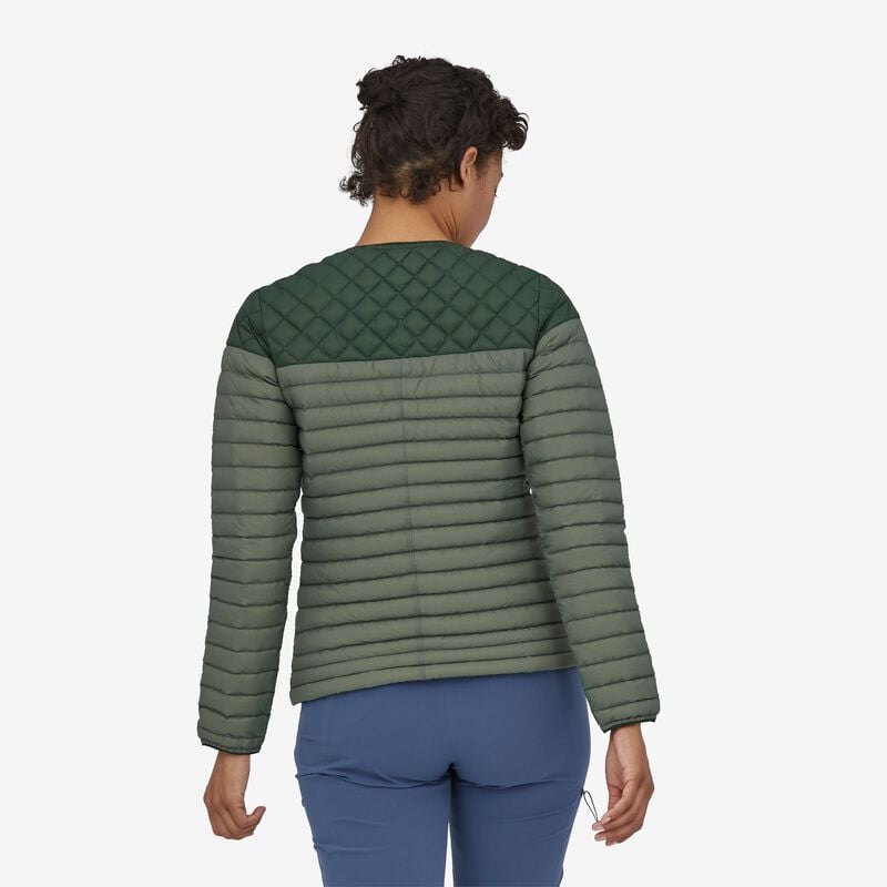 Patagonia Women's AlpLight Down Pullover - Hemlock Green