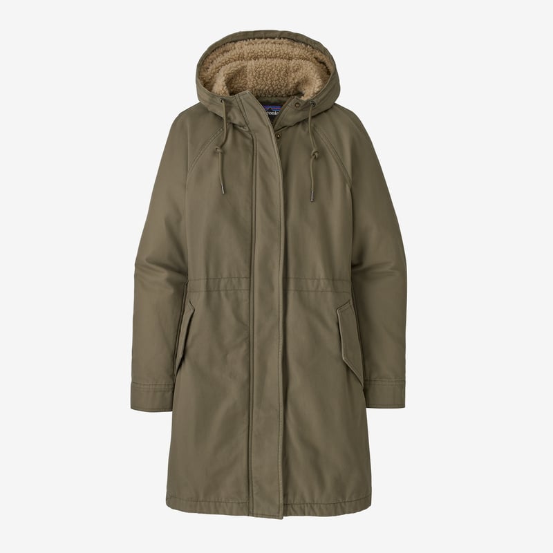 Patagonia Women's Insulated Prairie Dawn Parka - Sage Khaki