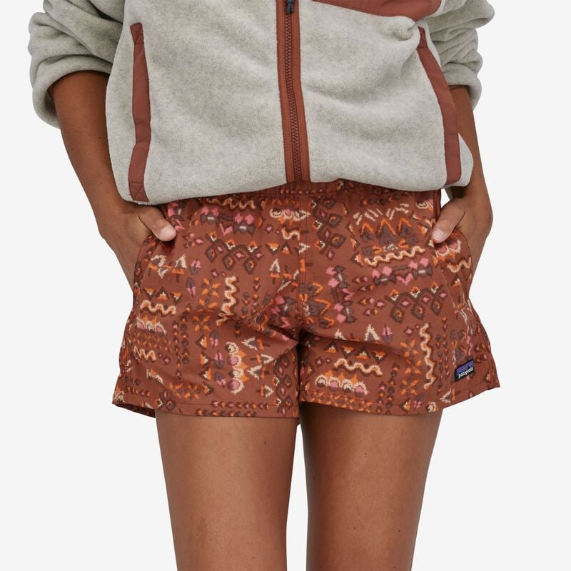 Patagonia Women's Barely Baggies™ Shorts - 2½" - Wandering Woods: Sisu Brown