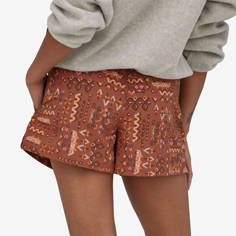 Patagonia Women's Barely Baggies™ Shorts - 2½" - Wandering Woods: Sisu Brown