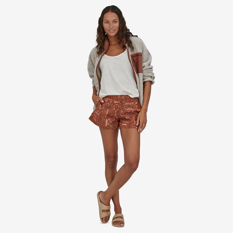 Patagonia Women's Barely Baggies™ Shorts - 2½" - Wandering Woods: Sisu Brown