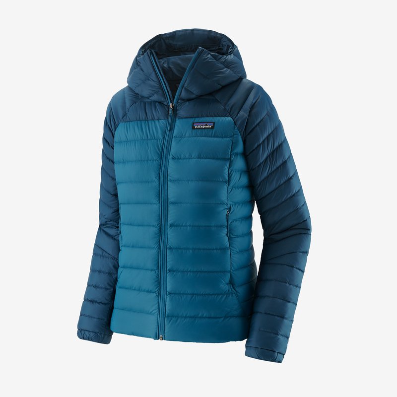 Patagonia Women's Down Sweater Hoody - Wavy Blue