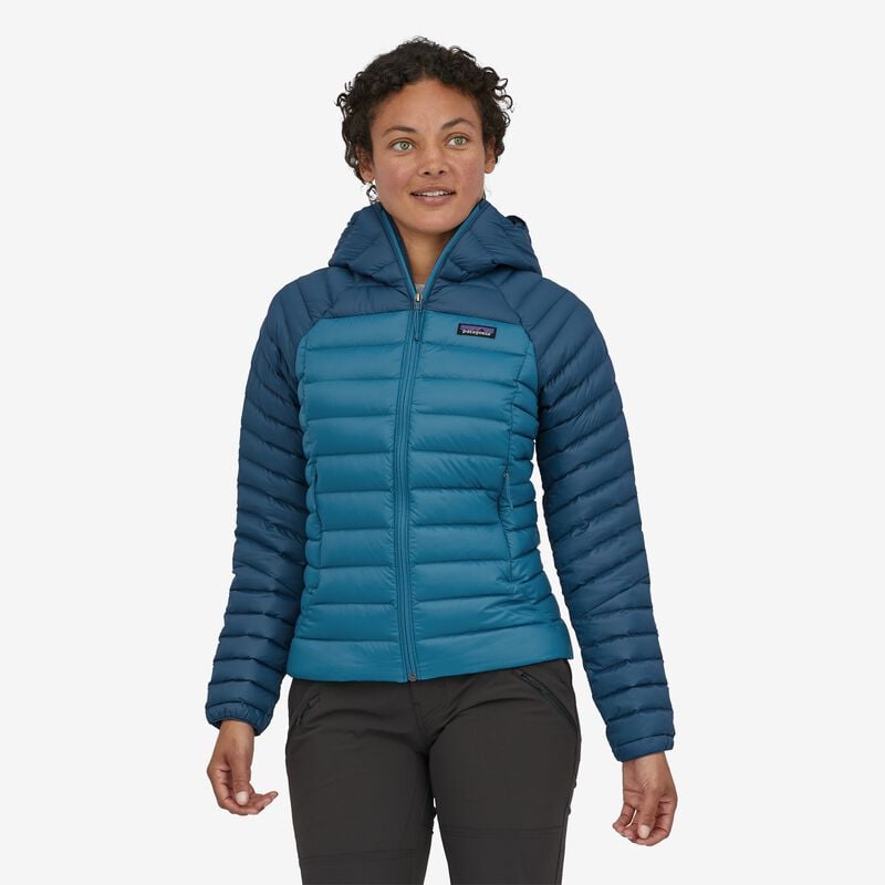 Patagonia Women's Down Sweater Hoody - Wavy Blue