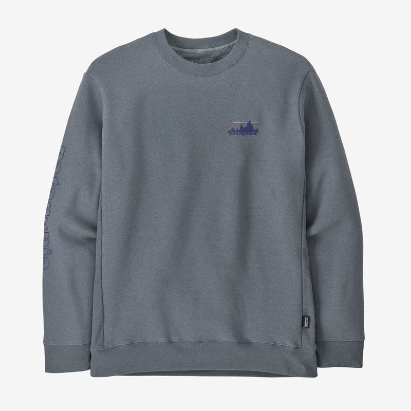 Patagonia 73 Skyline Uprisal Crew Sweatshirt - Plume Grey