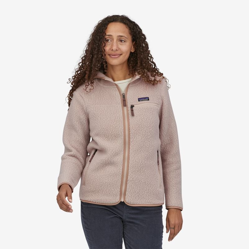 Patagonia Women's Retro Pile Fleece Hoody - Shroom Taupe