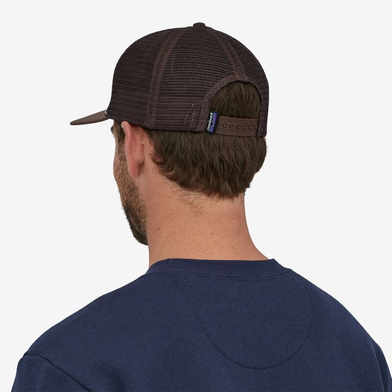Patagonia Fitz Roy Horizons Trucker Hat - White w/Cone Brown