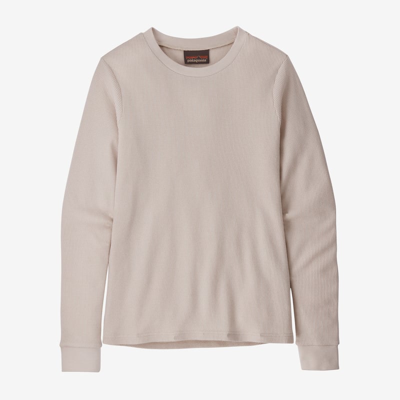 Patagonia Women's Work Waffle Crew - Pumice