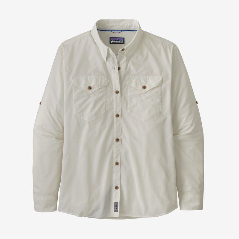 Patagonia Women's Long-Sleeved Sun Stretch Shirt - White