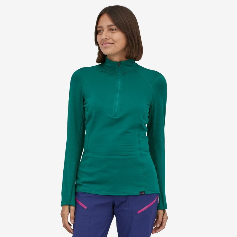 Patagonia Women's Capilene® Thermal Weight Zip-Neck - Borealis Green