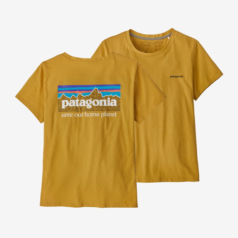 Patagonia Women's P-6 Mission Organic T-Shirt - Cabin Gold