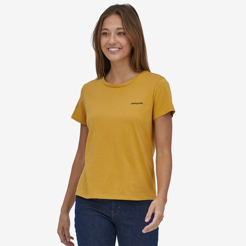 Patagonia Women's P-6 Mission Organic T-Shirt - Cabin Gold