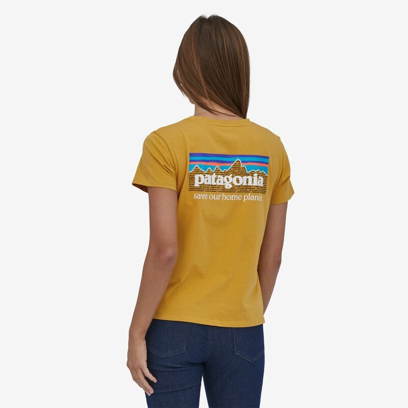 Patagonia Women's P-6 Mission Organic T-Shirt - Cabin Gold