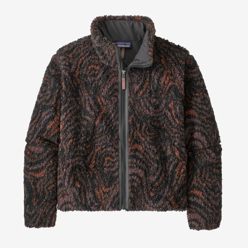 Patagonia Women's Lunar Dusk Fleece Jacket - Oak Waves: Ink Black