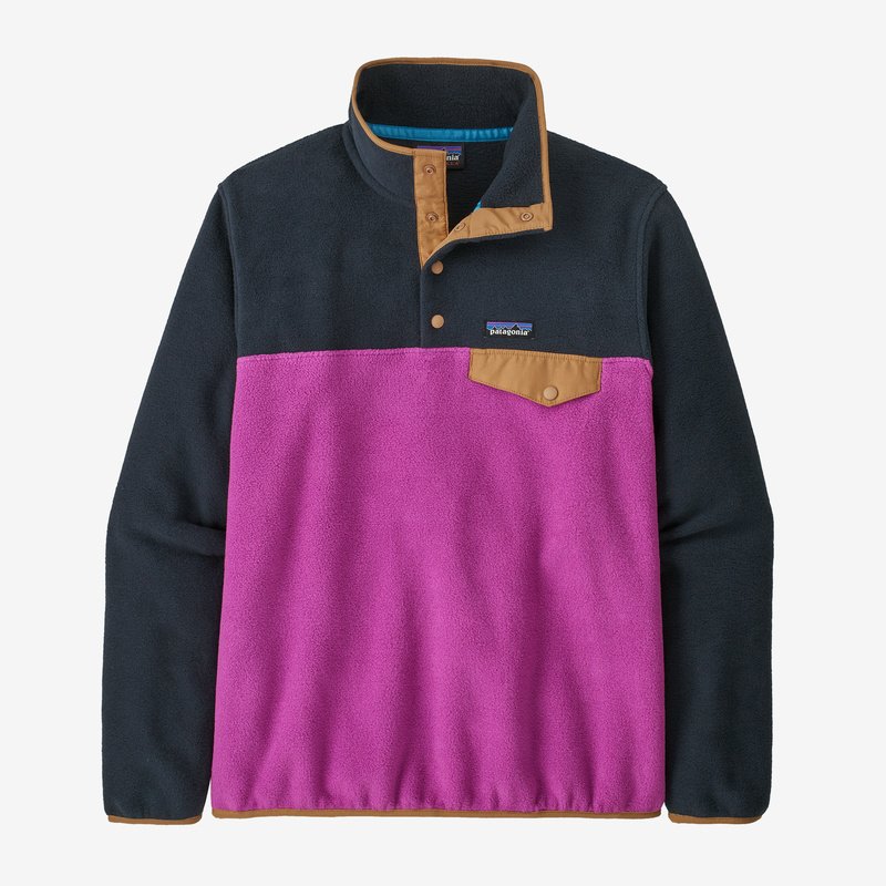 Patagonia Women's Lightweight Synchilla® Snap-T® Fleece Pullover - Amaranth Pink