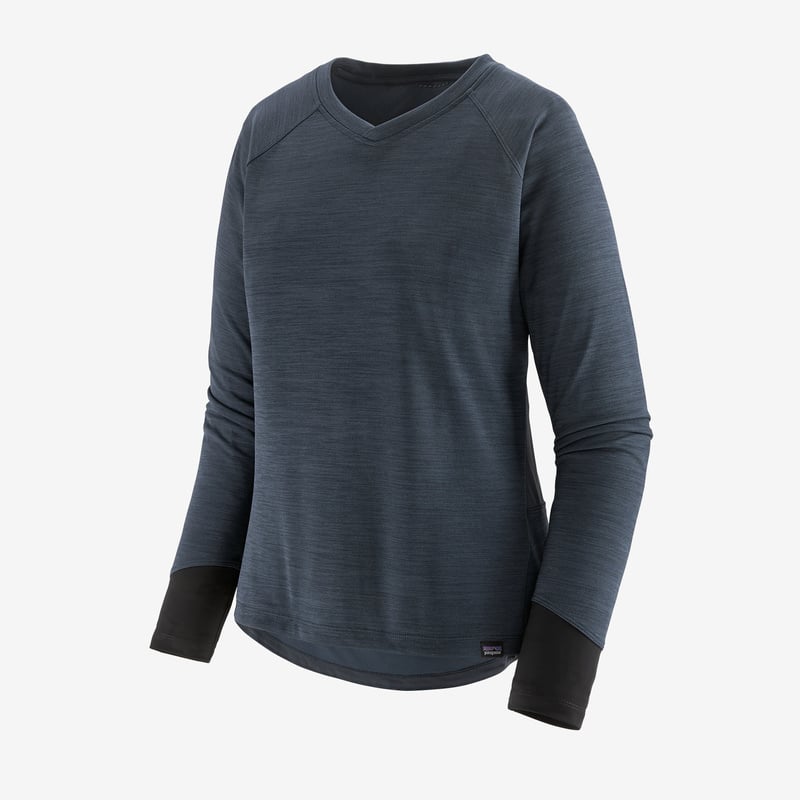 Patagonia Women's Long-Sleeved Dirt Craft Bike Jersey - Smolder Blue