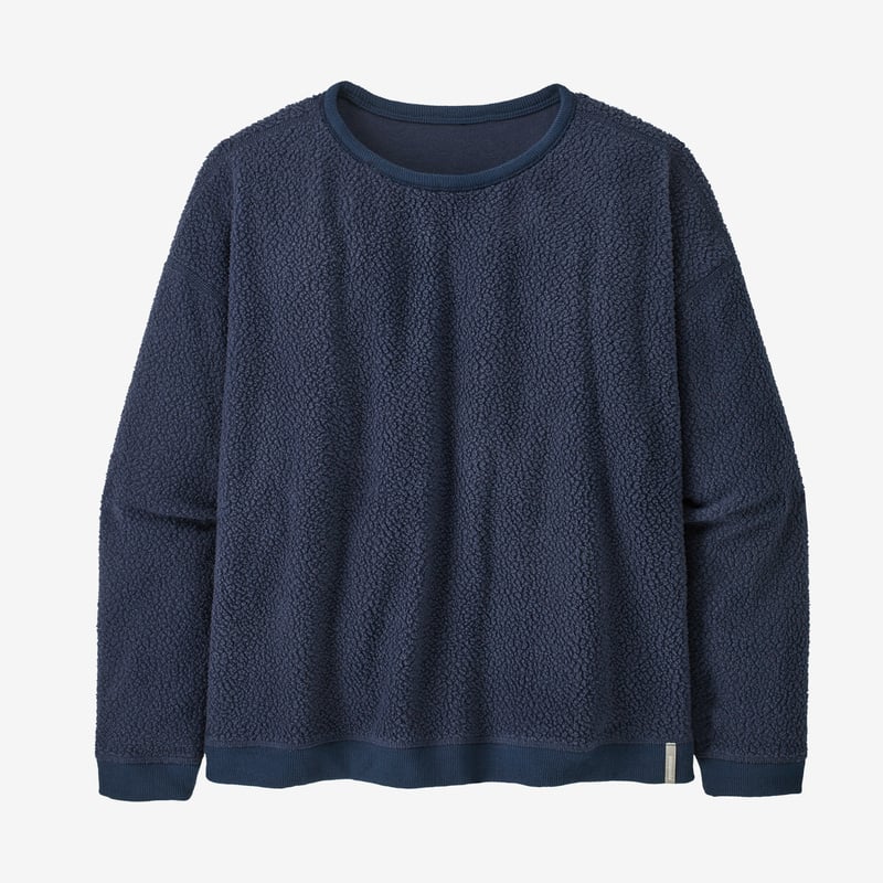 Patagonia Women's Shearling Fleece Crew - New Navy