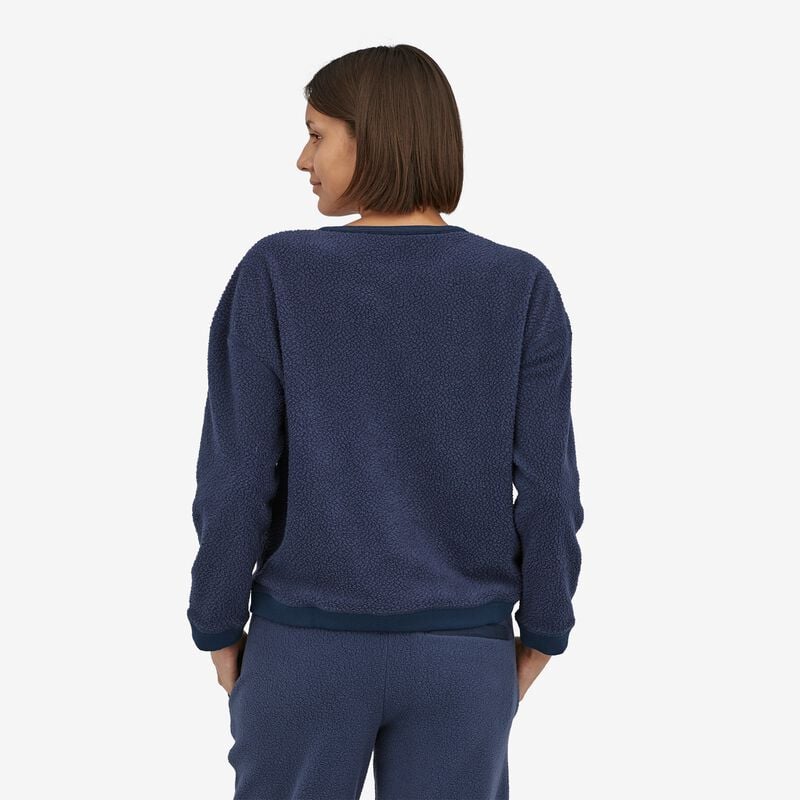 Patagonia Women's Shearling Fleece Crew - New Navy