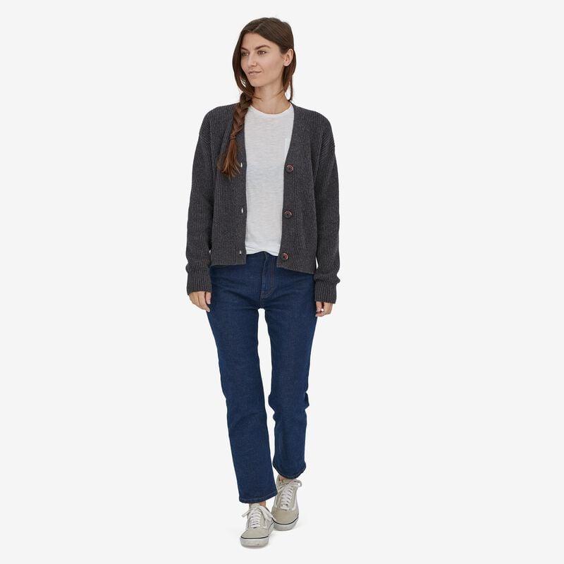 Patagonia Women's Recycled Wool Cardigan - Forge Grey