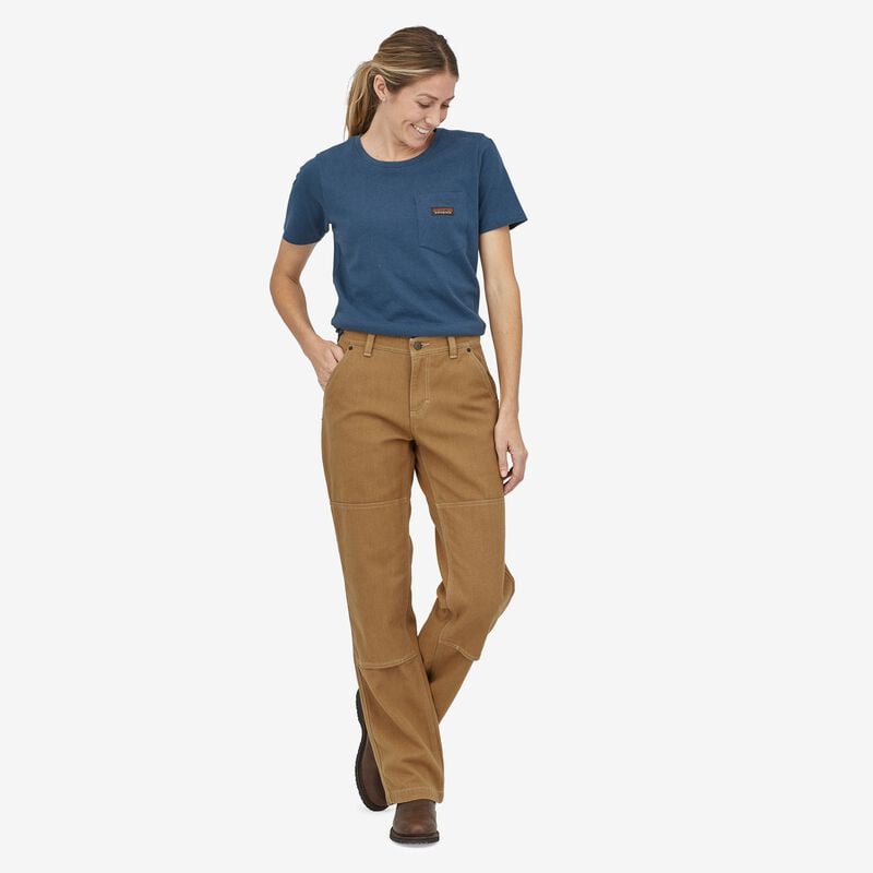 Patagonia Women's Iron Forge Hemp® Canvas Double Knee Pants - Short - Coriander Brown
